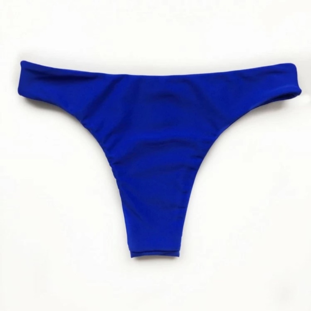 Royal Blue Thong Bikini Bottoms